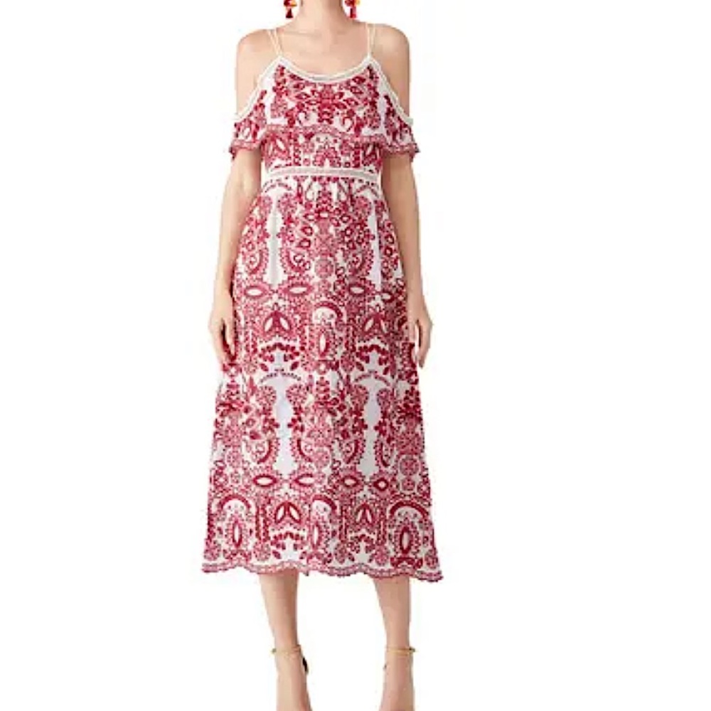 Saylor Red Cassie Dress